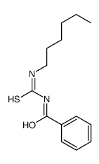 N-(hexylcarbamothioyl)benzamide结构式