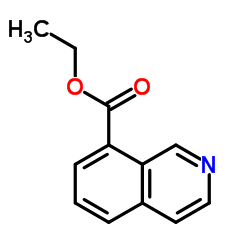8-异喹啉甲酸乙酯结构式