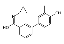 N-cyclopropyl-3-(4-hydroxy-3-methylphenyl)benzamide Structure