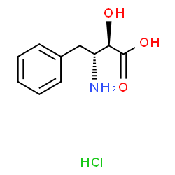 3-amino-2-hydroxy-4-phenylbutyric acid hydrochloride structure