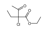 ethyl 2-chloro-2-ethyl-3-oxobutanoate结构式
