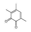 3,4,6-trimethylcyclohexa-3,5-diene-1,2-dione Structure