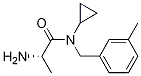 (S)-2-AMino-N-cyclopropyl-N-(3-Methyl-benzyl)-propionaMide结构式