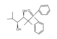 ((3R,4S)-3,4-dihydroxy-2,5-dimethylhexan-2-yl)diphenylphosphine oxide Structure