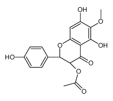 6-methoxyaromadendrin 3-O-acetate Structure