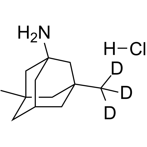Memantine-d3 hydrochloride Structure