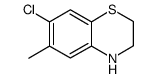 7-Chloro-6-Methyl-3,4-Dihydro-2H-Benzo[1,4]Thiazine Structure