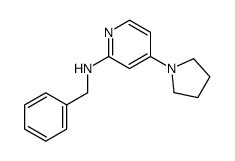 N-Benzyl-4-(pyrrolidin-1-yl)pyridin-2-amine Structure