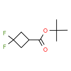 3,3-二氟环丁烷羧酸叔丁酯结构式