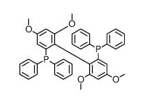 (R)-2,2'-双(二苯基膦基)-4,4',6,6'-四甲氧基)-1,1'-联苯结构式