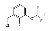 1-(chloromethyl)-2-fluoro-3-(trifluoromethoxy)benzene Structure