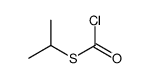 硫代氯甲酸-S-异丙酯结构式