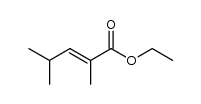 ethyl 2,4-dimethyl-2-pentenoate Structure