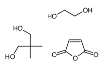 2,2-dimethylpropane-1,3-diol,ethane-1,2-diol,furan-2,5-dione Structure