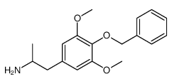 1-(3,5-dimethoxy-4-phenylmethoxyphenyl)propan-2-amine结构式