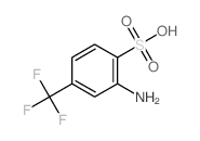 3-氨基-alpha,alpha,alpha-三氟甲苯-4-磺酸结构式