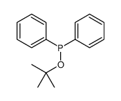 (2-methylpropan-2-yl)oxy-diphenylphosphane Structure