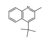 4-(1,1-dimethylethyl)-2-methylquinoline结构式