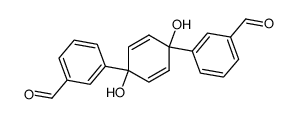 1,4-bis(3-formylphenyl)-1,4-dihydroxy-2,5-cyclohexadiene结构式
