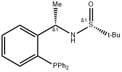 [S(R)]-N-[(1S)-1-[2-(二苯基膦)苯基]乙基]-2-叔丁基亚磺酰胺图片