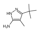 1H-Pyrazol-3-amine,5-(1,1-dimethylethyl)-4-methyl- Structure
