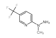 N-[5-(三氟甲基)-2-吡啶基]-N-甲基肼结构式