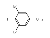 1,3-二溴-2-碘-5-甲苯结构式