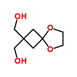 [2-(羟甲基)-5,8-二氧杂螺[3.4]辛-2-基]甲醇结构式