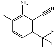 2-Amino-3-fluoro-6-trifluoromethyl-benzonitrile Structure