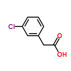 3-Chlorophenylacetic acid structure
