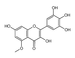 5-O-methylmyricetin结构式