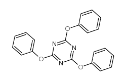 2,4,6-三苯氧基-1,3,5-三嗪结构式