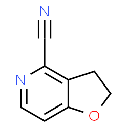 Furo[3,2-c]pyridine-4-carbonitrile,2,3-dihydro-(9CI) Structure