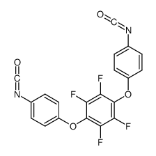 1,2,4,5-tetrafluoro-3,6-bis(4-isocyanatophenoxy)benzene Structure