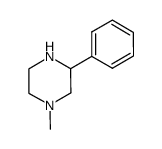 1-methyl-3-phenylpiperazine Structure