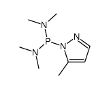 Bis(dimethylamino)(5-methyl-1H-pyrazol-1-yl)phosphine结构式
