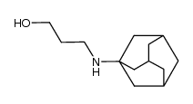 [1]Adamantyl-[3-hydroxy-propyl]-amin Structure