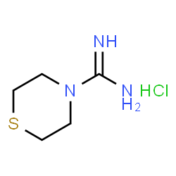 硫代吗啉-4-甲脒盐酸结构式