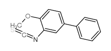 (2-methoxy-5-phenyl)phenyl isothiocyanate Structure