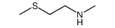 N-methyl-2-(methylthio)ethanamine Structure