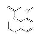 (2-methoxy-6-prop-2-enylphenyl) acetate结构式