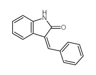 (3Z)-3-benzylidene-1H-indol-2-one Structure