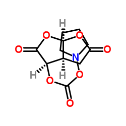 [(3R,3aS,6aR)-羟基六氢呋喃[2,3-b]呋喃基琥珀酰亚胺基碳酸酯结构式