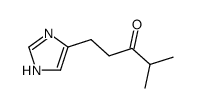3-Pentanone,1-(1H-imidazol-4-yl)-4-methyl- (9CI)结构式