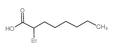 Octanoic acid, 2-bromo- Structure