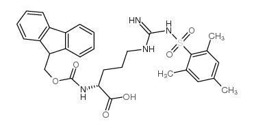 Nα-Fmoc-Nomega-(均三甲苯-2-磺酰基)-D-精氨酸图片