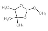 1,3,2-Dioxaphospholane,2-methoxy-4,4,5-trimethyl-结构式