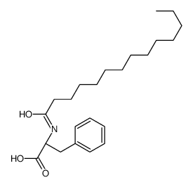 N-十四酰基-D-苯丙氨酸结构式