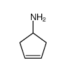 cyclopent-3-en-1-amine Structure
