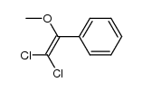 α-Phenyl-β,β-dichlorvinyl-methylether Structure
